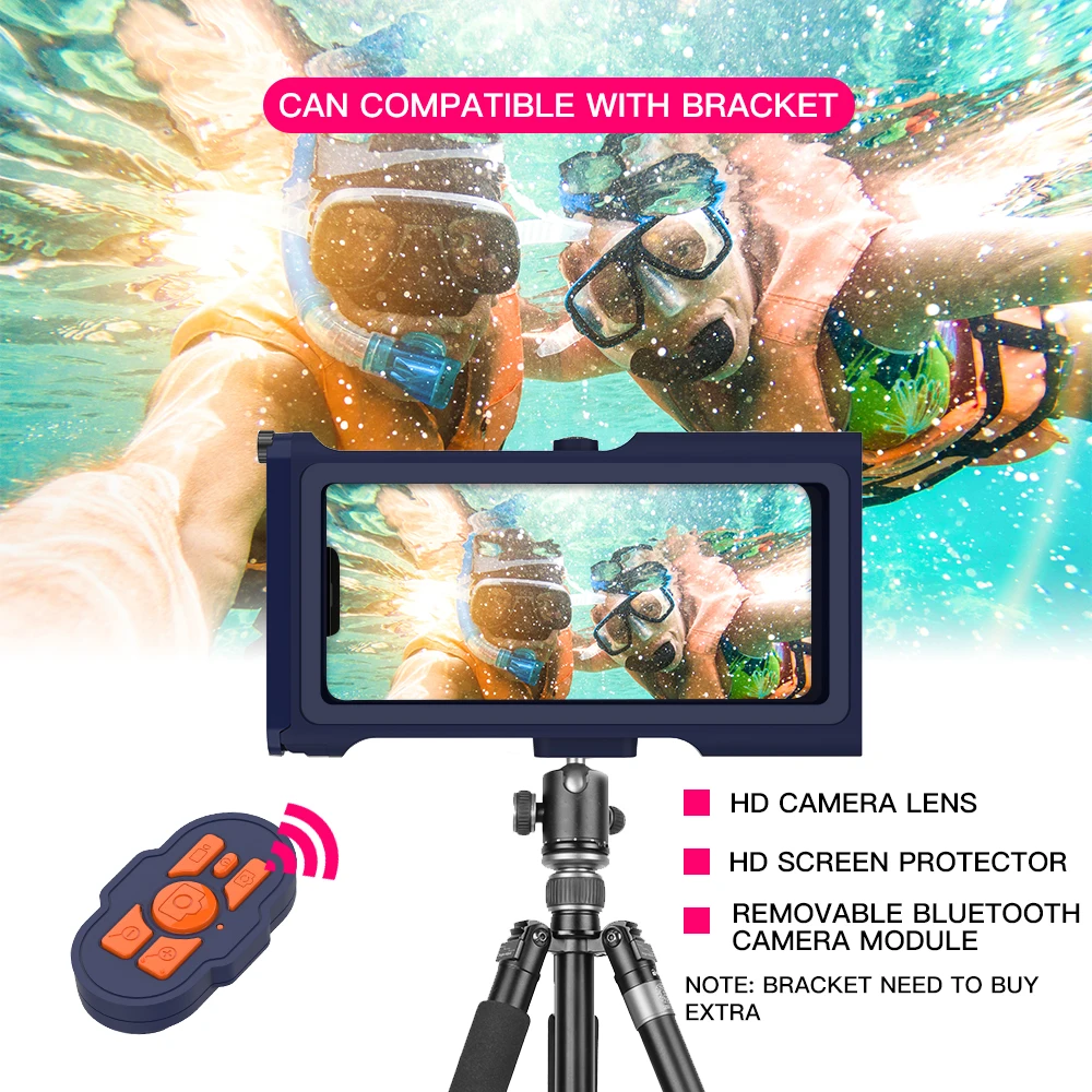 3ND Bluetooth 15 Meter Deep Diving Swimming Waterproof Case For Xiaomi 12T 13 12 11T Pro Mi 12S 12X 11 10 Lite Ultra Note Civi