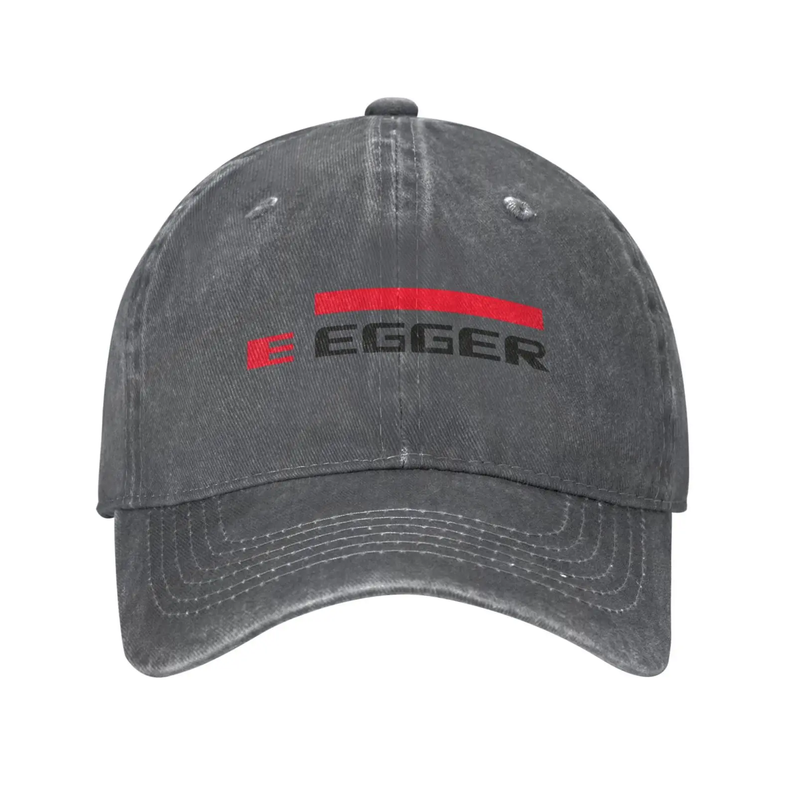 

Качественная джинсовая бейсболка с логотипом Egger