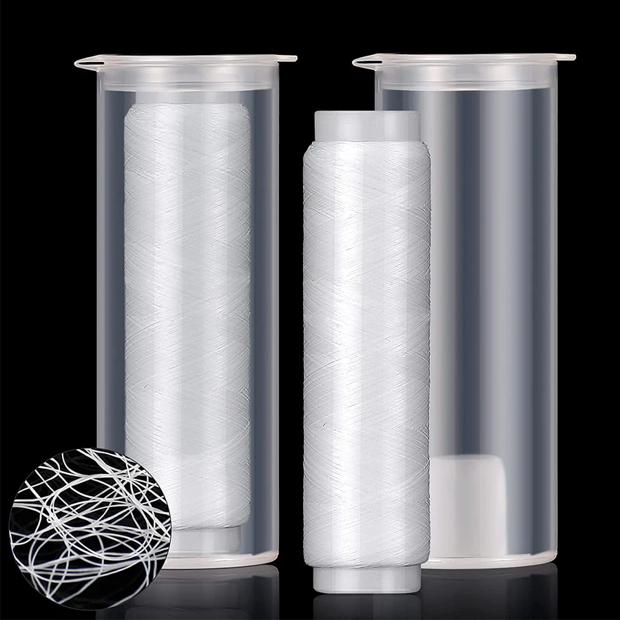 

Nylon Invisible Fishing Bait Line, Elastic Thread, White Tool Accessories, 0.2mm Length, 656 ft, 4Pcs