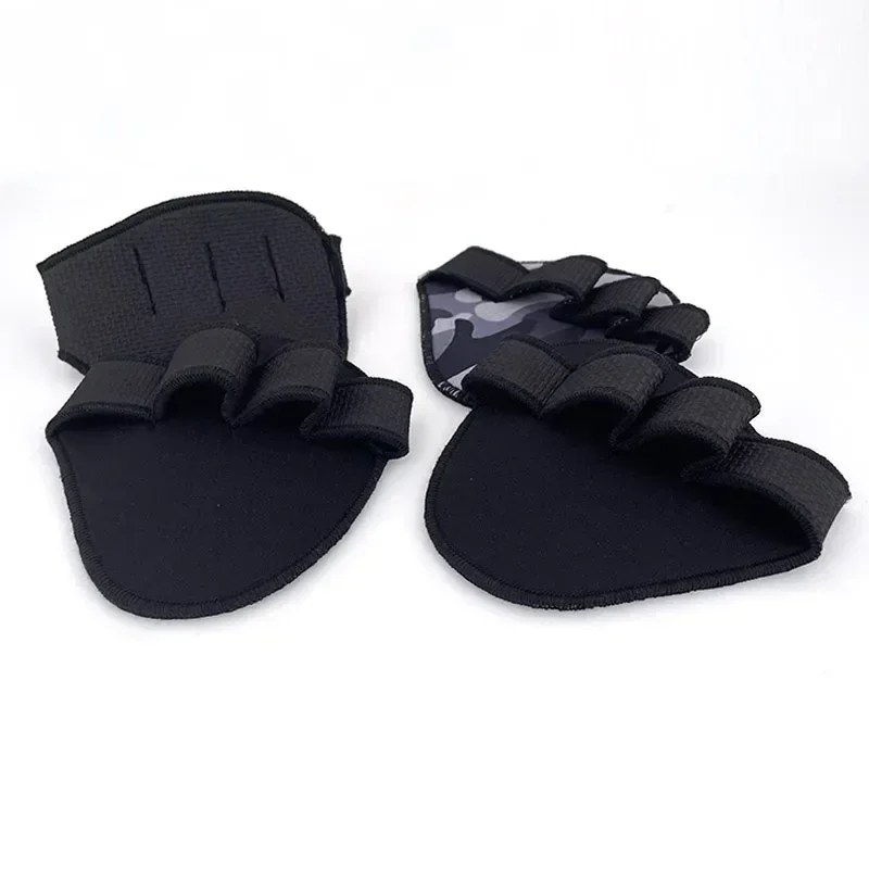 Lifting Dumbbell Skid Gloves Unisex Anti Weight Four Finger Fitness Gloves Grips Pads Gym Workout Sports for Hand Protector 4