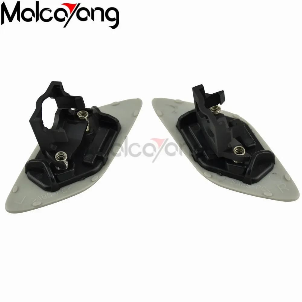 2pcs 61677171659 61677171660 Car Headlight Washer spray nozzle cover Cleaning Sprayer Cap For BMW 3 series E92 E93 2005-2010