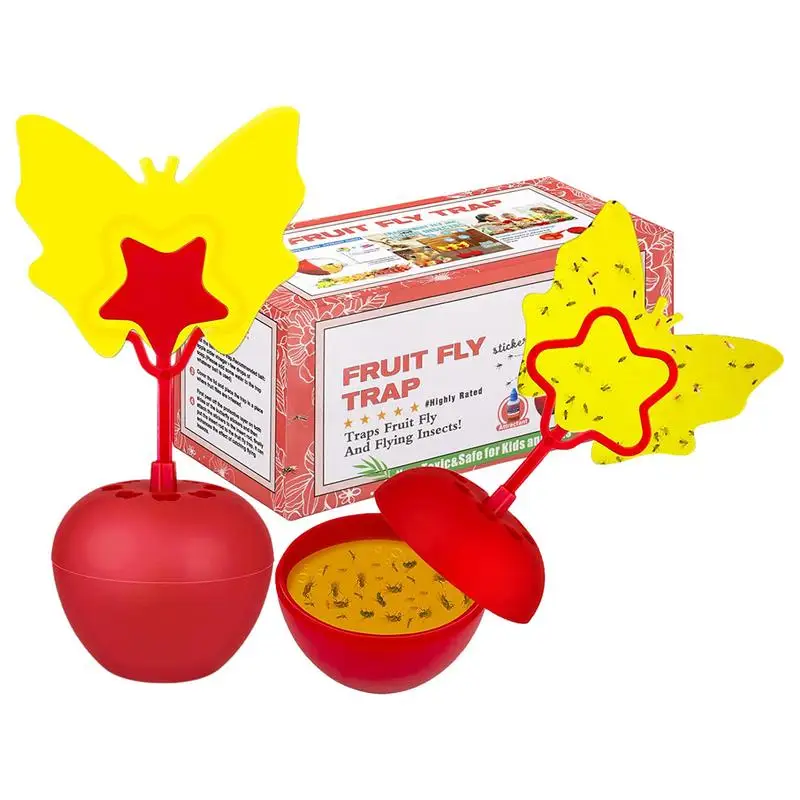 Trappola Per Mosche Di Frutta Trappola Per Drosofila Per La Cucina Di Casa Non Tossico Gnat Killer Fly Catcher Controllo Degli Insetti Per La Pianta