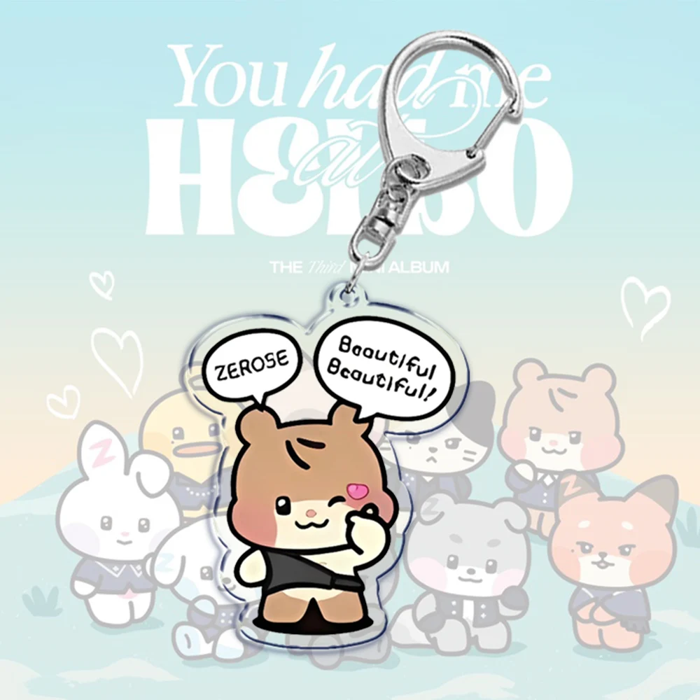 Cute K-pop Keychain for Accessories Bag ZB1 Zerobaseone