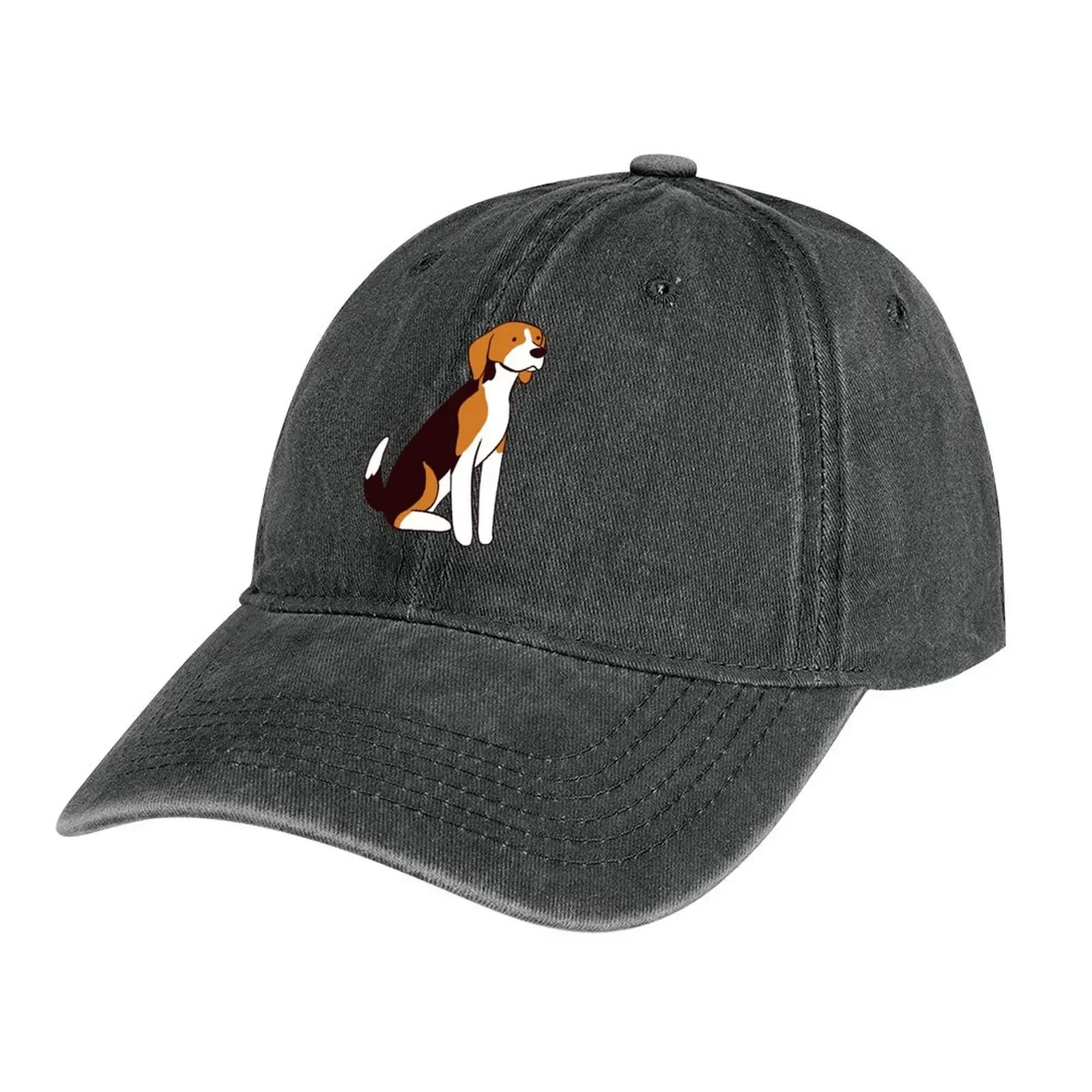 

Beagle dog cute illustration Cowboy Hat Wild Ball Hat Luxury Hat |-F-| Women's Beach Outlet Men's