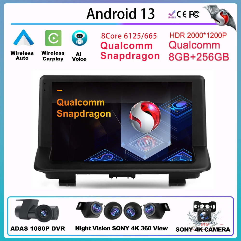 

Qualcomm Snapdragon Android Player For Audi Q3 1 8U 2011 - 2018 Navigation GPS Android Auto Radio Stereo Head Unit Vehicle Camer