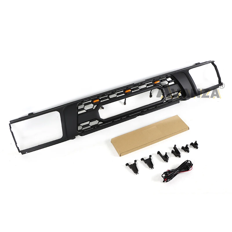 フロントグリル自動車部品バンパーグリル TRD スタイル LED ライト付き