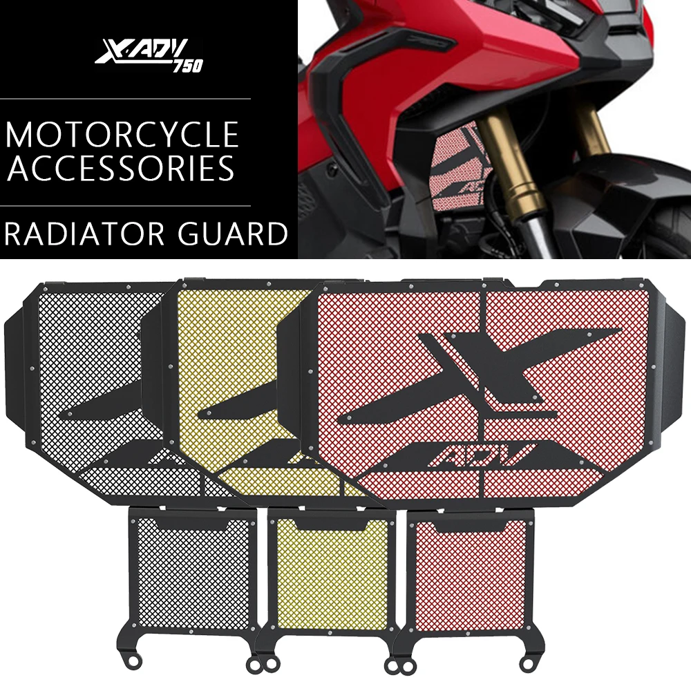 

2023-2024 XADV750 X-ADV750 Motorcycle Aluminium Radiator Grille Guard Protector Cover New FOR Honda XADV 750 X-ADV 750 2021 2022