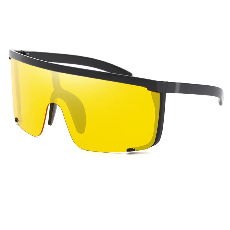  - 2022 Women's Sunglasses Oversized Shield Sport Eyeglasses Outdoor UV400 Vintage Men Fashion Unisex Eyewear for Bicycle,Hiking