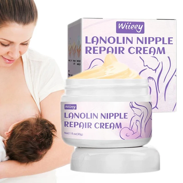 Crema orgánica para pezones para madres que amamantan | Mantequilla para  pezones sin lanolina, segura para madres lactantes y bebés | No hay  necesidad