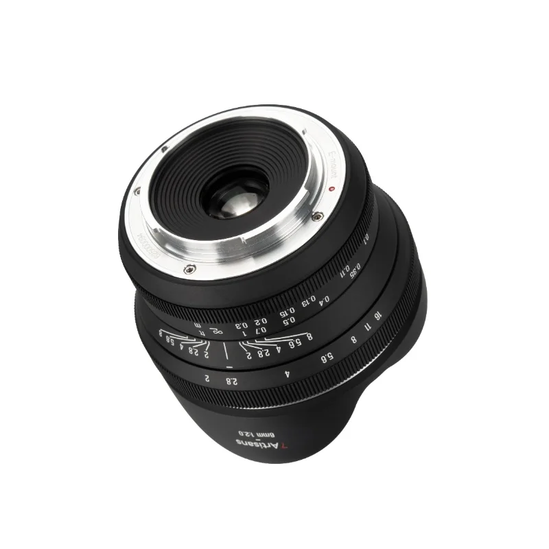 7artisans 6mm F2.0 어안렌즈 APS-C 수동 초점 카메라 렌즈 (캐논 RF, E, 니콘 Z, 후지필름 XF, M/43 마운트 카메라용)