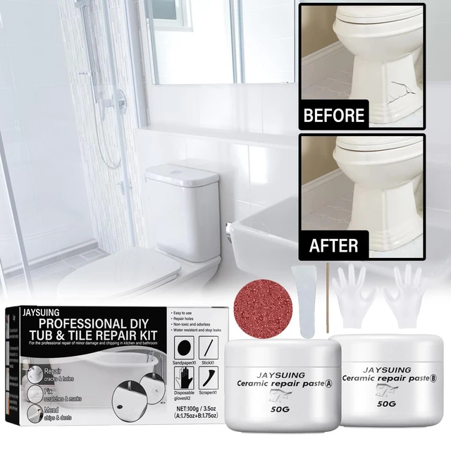 Ceramic Repair Paste Tub Tile Shower Porcelain Repair Kit For Crack Chip  Ceramic Floor Repair Kit Ceramic Repair Paste