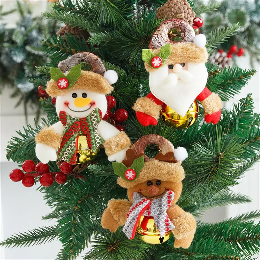 

Merry Christmas Ornaments DIY Xmas Gift Santa Claus Snowman Tree Pendant Doll Hang Decoration For Home Happy New Year