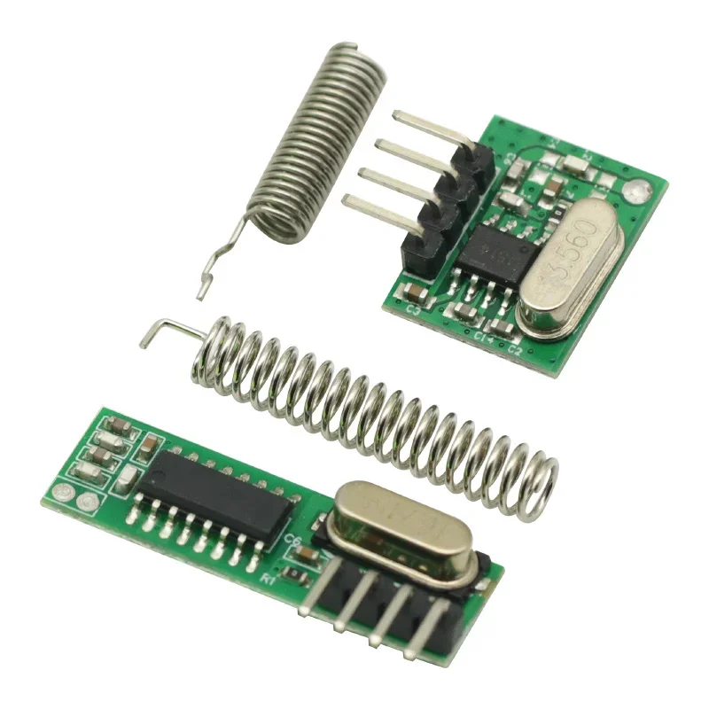 Remote Chip 1PCS 433 Mhz RF Receiver and Transmitter Module 433Mhz Remote controls ...