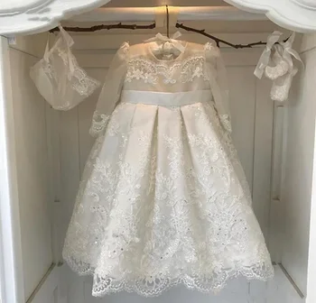 Baby Baptism Dress with Bonnet 1