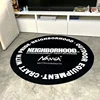Neighborhood Round Carpet Cool Living Room Bedroom Mats Decoration Floor  Carpets NBHD Anti Slip Large Printed Area Rugs 4
