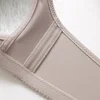 Women Plus Size Comfort Bra Wire-Free Seamless Non-Magnetic Thin Cup Solid Color Breathable Everyday Wear Bras 5
