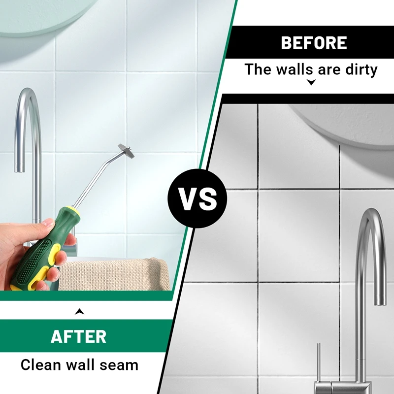 2Set Grout Removal Tool Remover Caulking Removal Tool Grout Cleaning For Home Office Tile Joints And Floor Cleaning