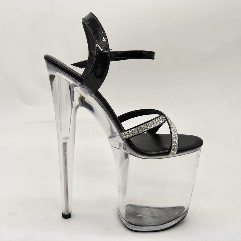 20CM/8inches PU Upper Sexy Exotic High Heel Platform Party Women Sandals Pole Dance Shoes LAIJIANJINXIA E118