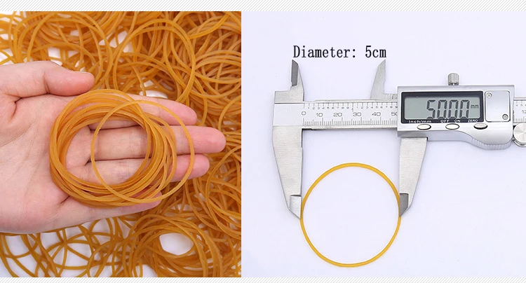 Bulk Pack of Soft Elastic Hair Bands - Durable and Versatile Rubber Fasteners