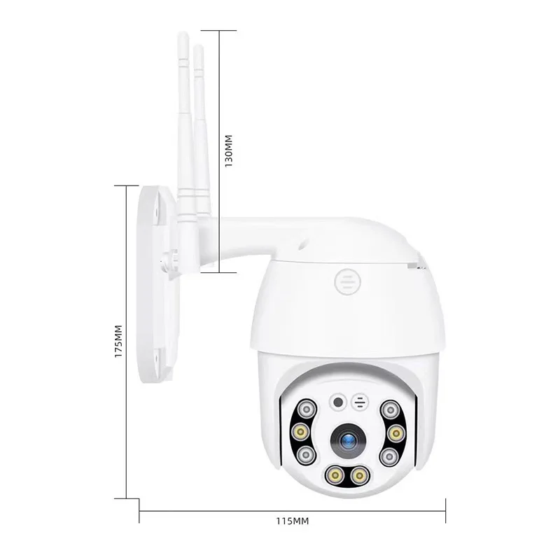 Saikiot V380 Pro Security Camera 1080P 3MP WIFI PTZ Dual Light Surveillance Camera Outdoor Wireless WIFI Smart Net Camera V380