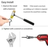10/20/40 Pack Q-shaped Nail Hook Hooks Screw Christmas Light Hooks for Outdoor String Lights, Security Buckle Design, Easy to Release Falling Bonsai Hooks with Security Buckles, Used for Christmas String Lights with Hexagonal Slotting Wrench 5
