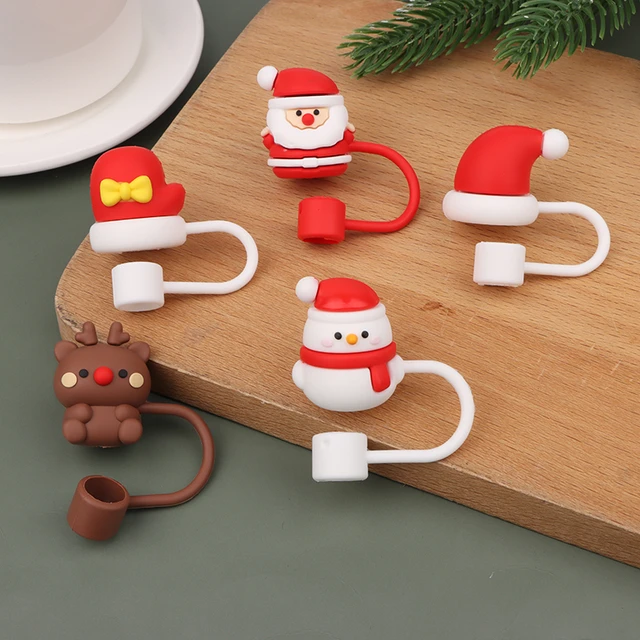 5 PCs Christmas Straw Topper, Amreich Stanley Straw Cover For 30oz & 40oz  Tumbler With Handle - AliExpress