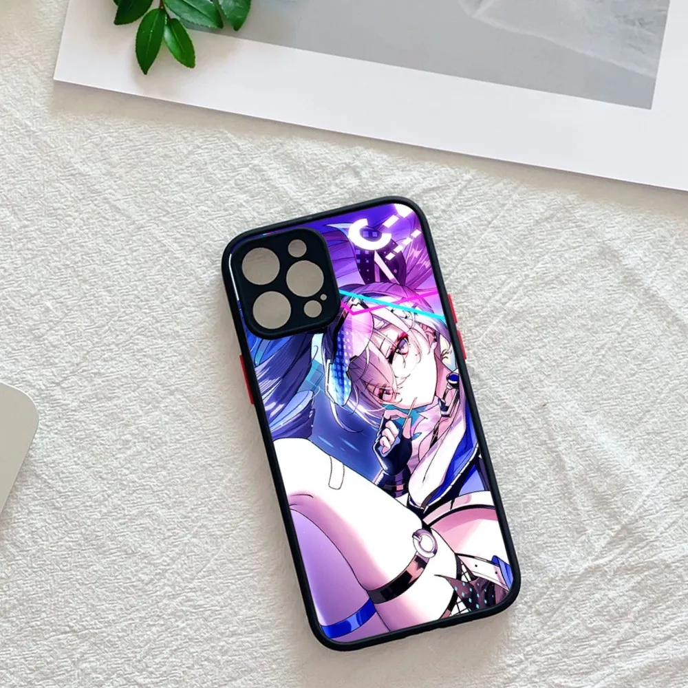 Honkai Impact 3 Custodia Per Telefono Per Iphone 13 12 15Promax 11 14 Pro Max Mini 8 7 Plus Se2020 Xs Max X Xr Cover Nera Opaca
