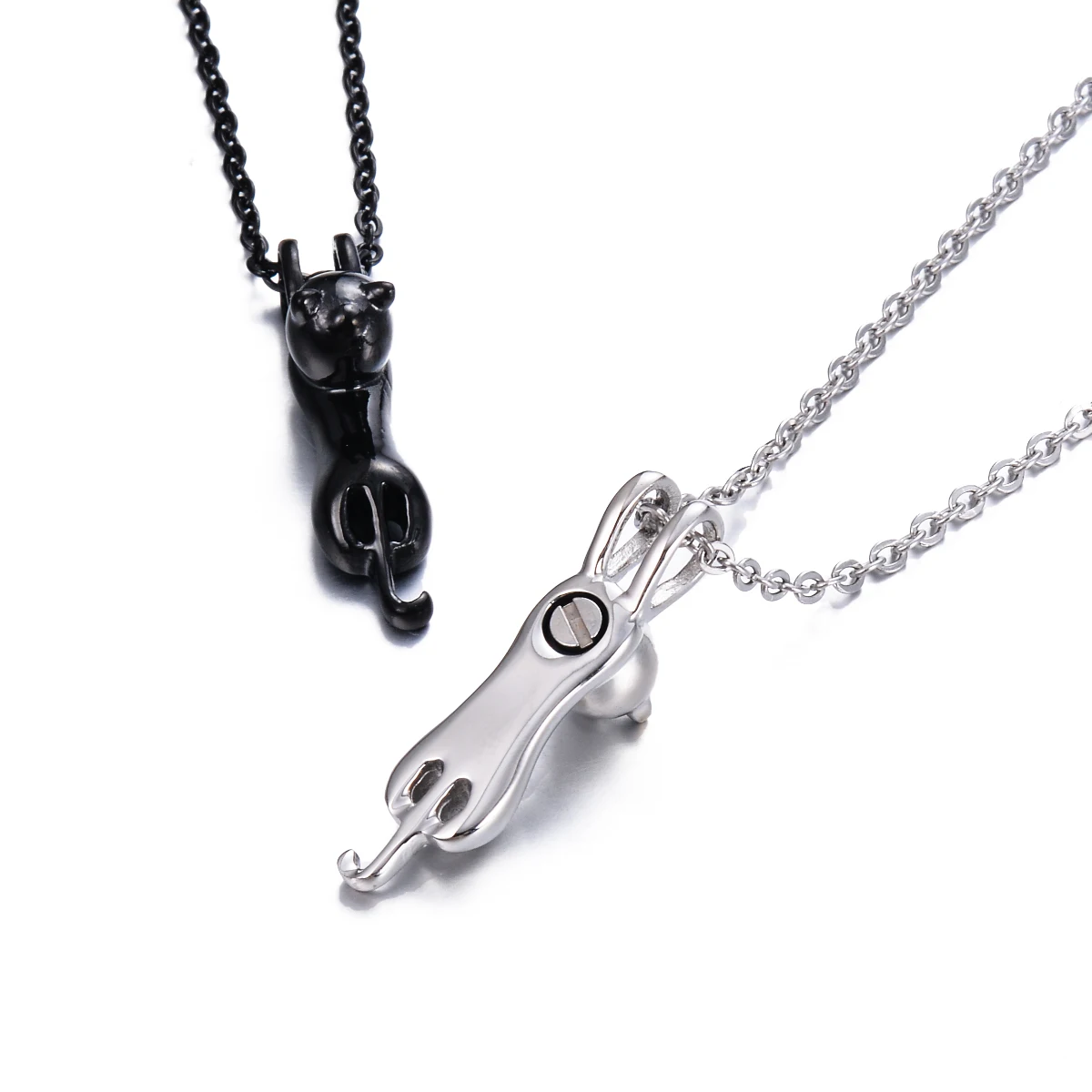 Black Cat Memorial Necklace 2