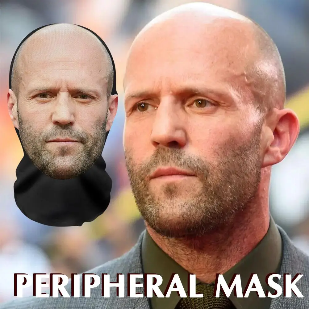 Interessante 3D-gedruckte nahtlose Maske Kopfbedeckung John Pork Smiling Party Cosplay Requisiten UV-Schutzschild Ronaldo PatternCospla – Detail 7