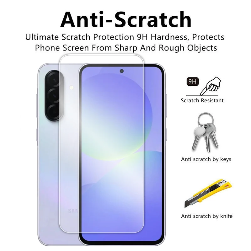 Für Samsung Galaxy A56 5G Glas Für Samsung Galaxy A06 A16 A26 A36 A56 Screen Protector Volle Kleber Gehärtetem glas Schutz Film – Detail 5