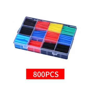 ใหม่127-800Pcs ความร้อนหดหลอด Thermoresistant ความร้อนหดท่อห่อไฟฟ้าการเชื่อมต่อสายไฟฉนวนกันความร้อน 15