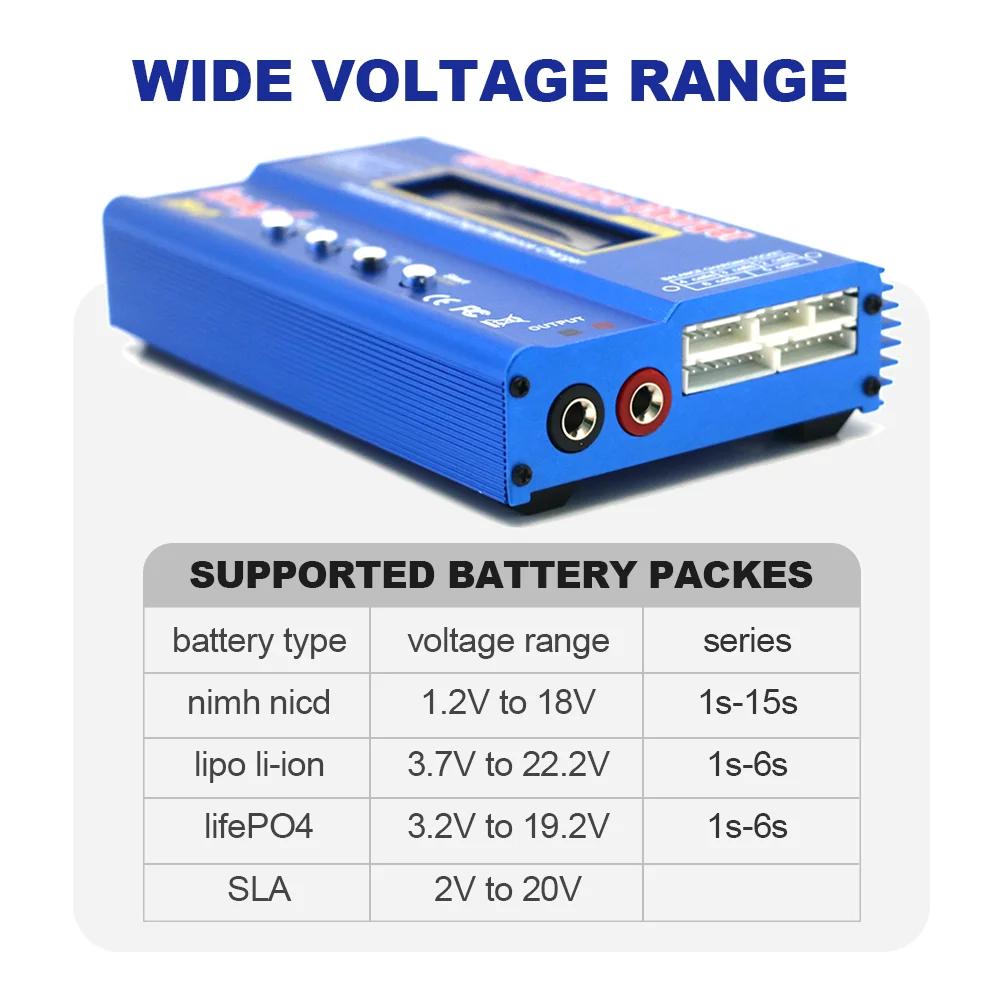 IMAX B6 80W Battery Charger Lipo NiMh Li-ion Ni-Cd Digital Lipro Balance Charger Discharger Adapter For Rc Helicopter Aircraft