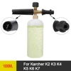 1L High Pressure Washer Adjustable Sprayer Nozzle Snow foam lance Car Soap Foam Generator For Karcher K2 K3 K4 K5 K6 K7 1