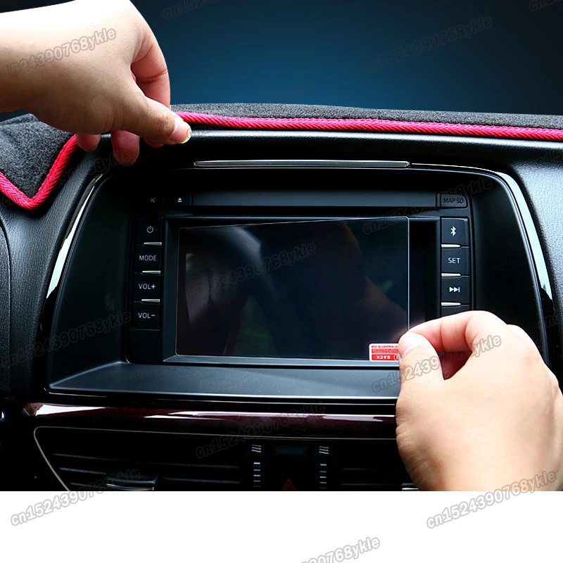 

car GPS navigation screen anti-scratch protective toughened film sticker for mazda cx-5 2012 2013 2014 2015 2016 cx5 cx 5