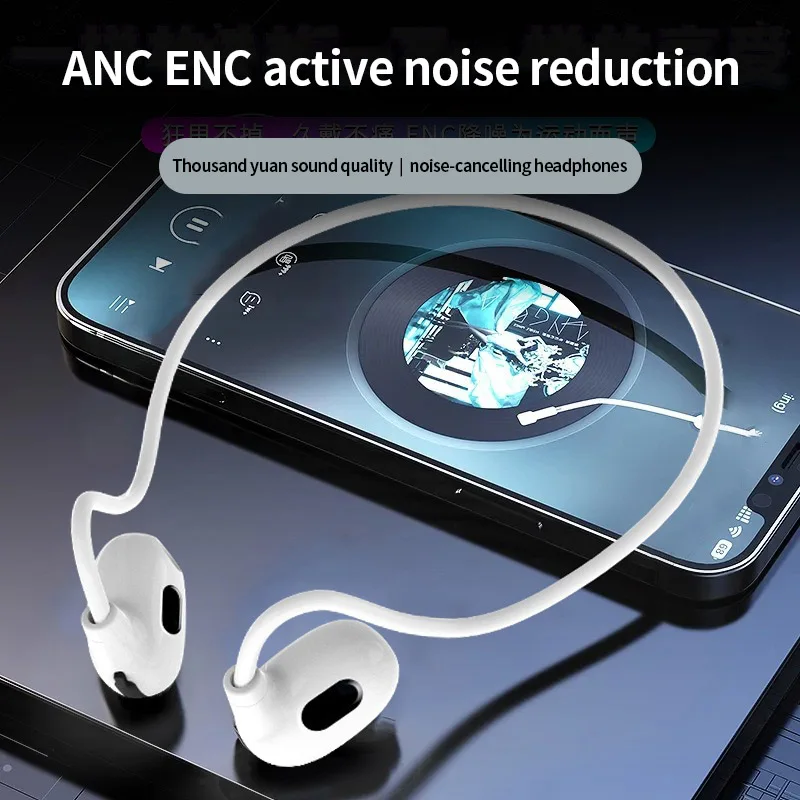 Bluetooth Sports Earbuds with Air Conduction and Built-in Mic