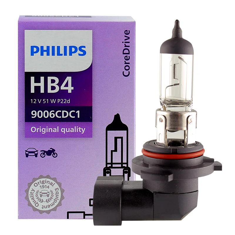 필립스 9006 HB4 12V 51W P22d 9006CDC1 더 밝은  OEM 자동차 할..