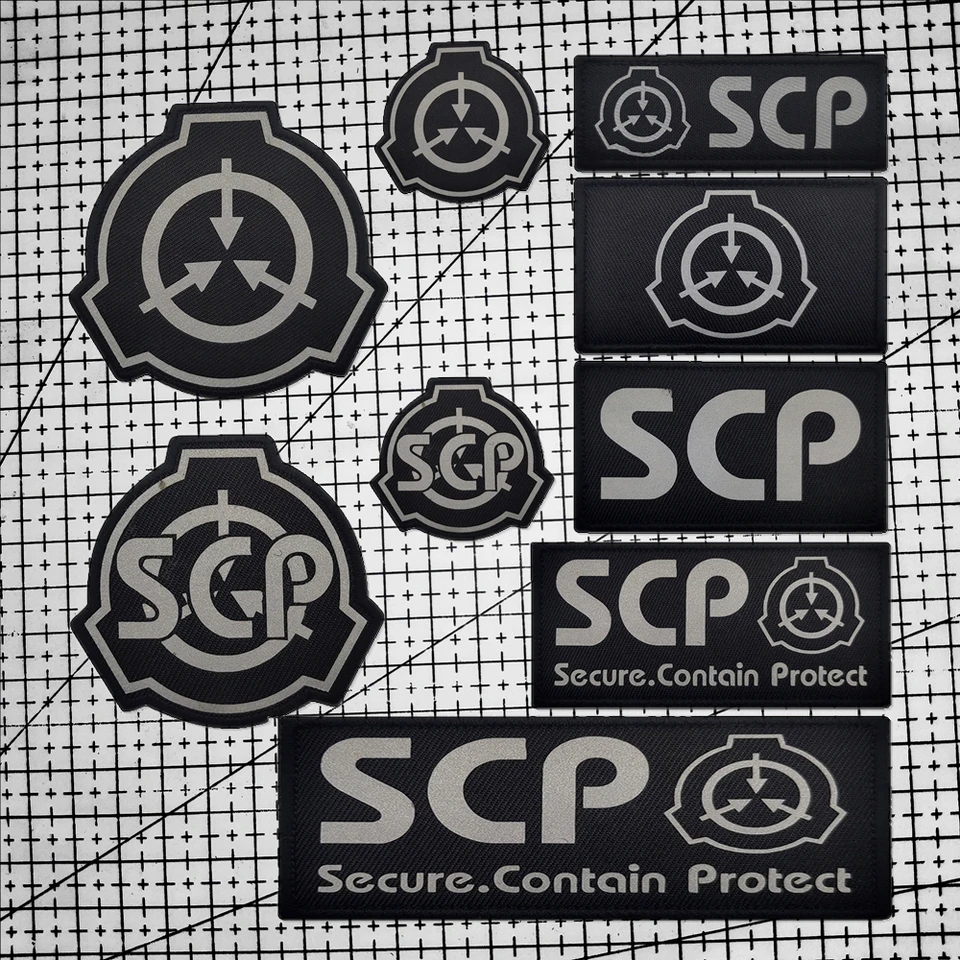 SCP embroidered cloth sticker supernatural symbol hook&loop design patches  for clothing tactical badge outdoor backpack badge - AliExpress