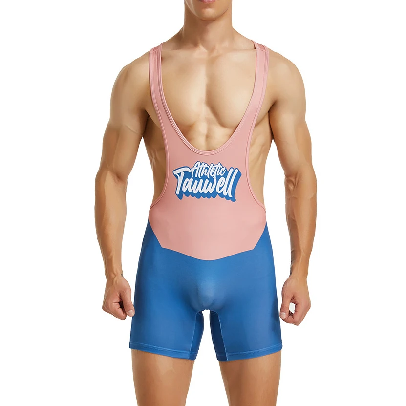 

Men Undershirts Leotard Sports Workout Bodysuits Shorts Wrestling Singlet Fitness Jumpsuit Sexy Slip Men Sexy Underwear Swimwear