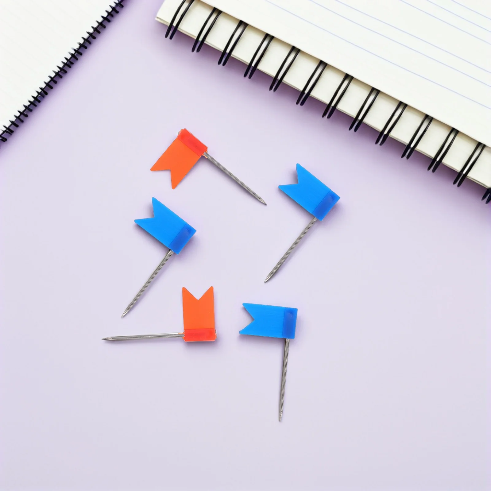 지리 교육용 지도 핀 200개, 컬러 헤드, 철제 포인트, 여행 지도 마커, 코르크 보드 푸시 핀