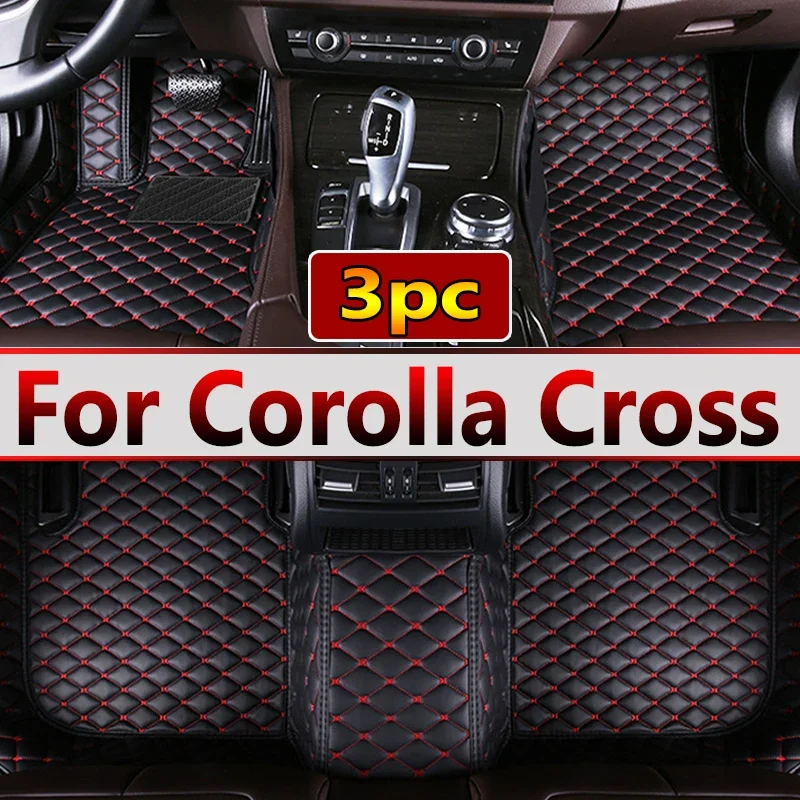 Tappetini Auto Per Toyota Corolla Cross 2022 Custom Auto Foot Pads Automobile Carpet Cover Accessori Interni