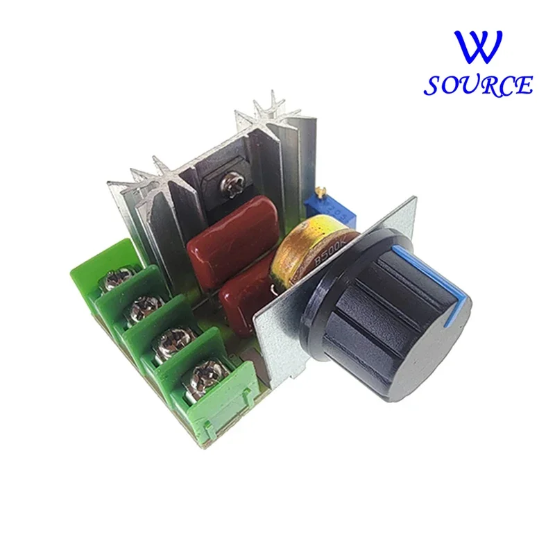 1PCS 2000W Adjustable Motor Speed Controller Voltage Regulator AC Motor Speed Controller 50-220V 25A Dimming