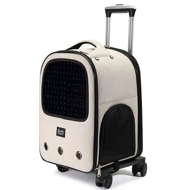 Sac à dos à roulettes universel pour animal de compagnie