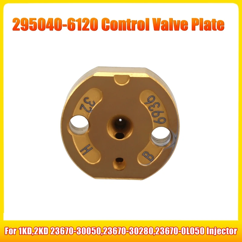 

New Crude Oil Injector Orifice Control Valve Plate 295040-6120 for Injector 1KD,2KD 23670-30050,23670-30280,23670-0L050