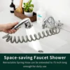 3 Mode Bidet Faucet External Shower Head Bathroom Kitchen Basin Tap Adapter Splitter Set Water Diversion Shower for Beauty Salon 4