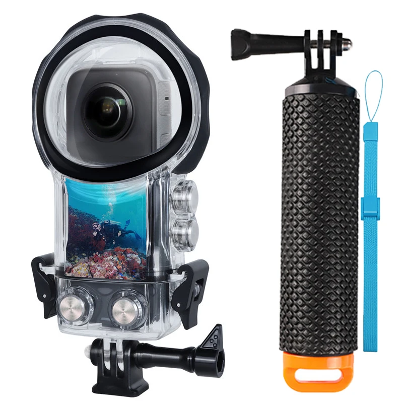 Custodia Da Immersione Per Insta360 X3 Custodia Impermeabile Da 40M Per Insta360 One X3 Scatola Di Protezione Subacquea Accessori Per Action Cam Con G