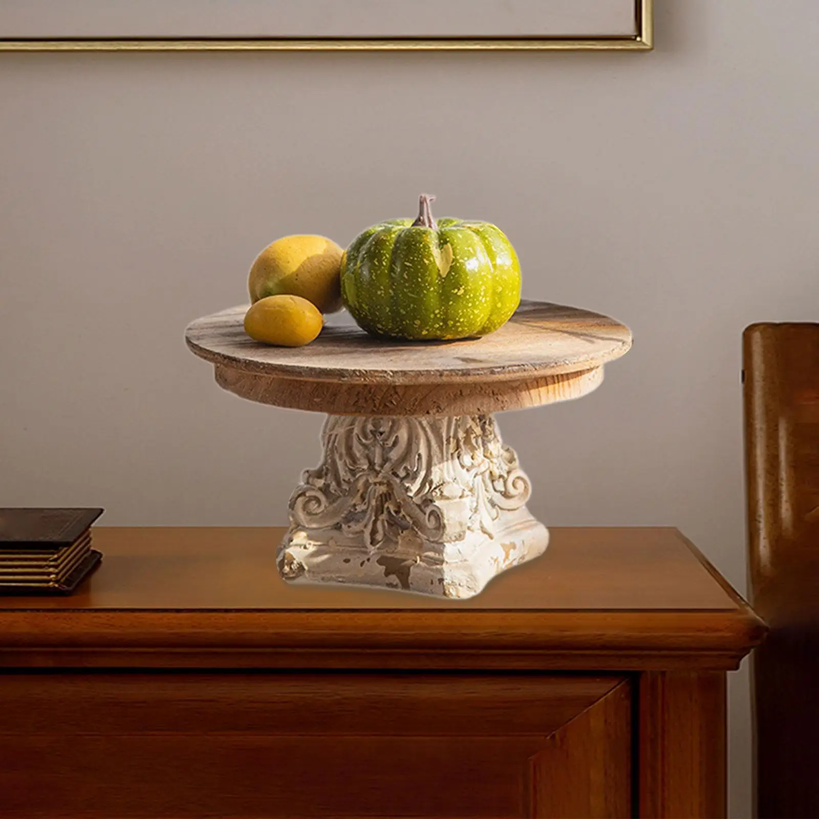 Wooden Fruit Tray Food Dish Plate Rustic Tea and Coffee Table Tray Wooden Fruit Tray Food Dish Plate Rustic Tea and Coffee Table Tray