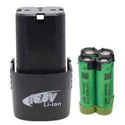 4s Bms Screwdriver Li Ion Battery Storage Box Case 16.8v Circuit Board PCBA For Tool With DC Connector 18650 Holder