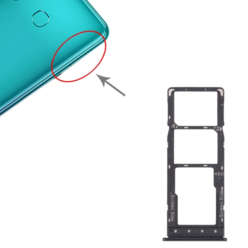 

SIM Card Tray + SIM Card Tray + Micro SD Card Tray For Infinix Note 10 X693