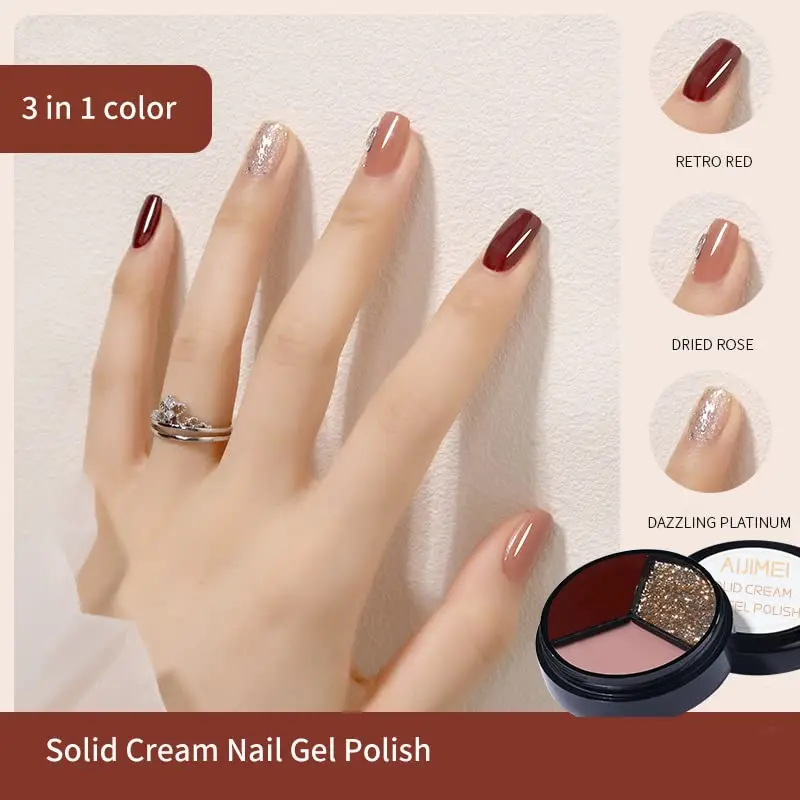 3-in-1 Fashion Gel Nail Polish Set