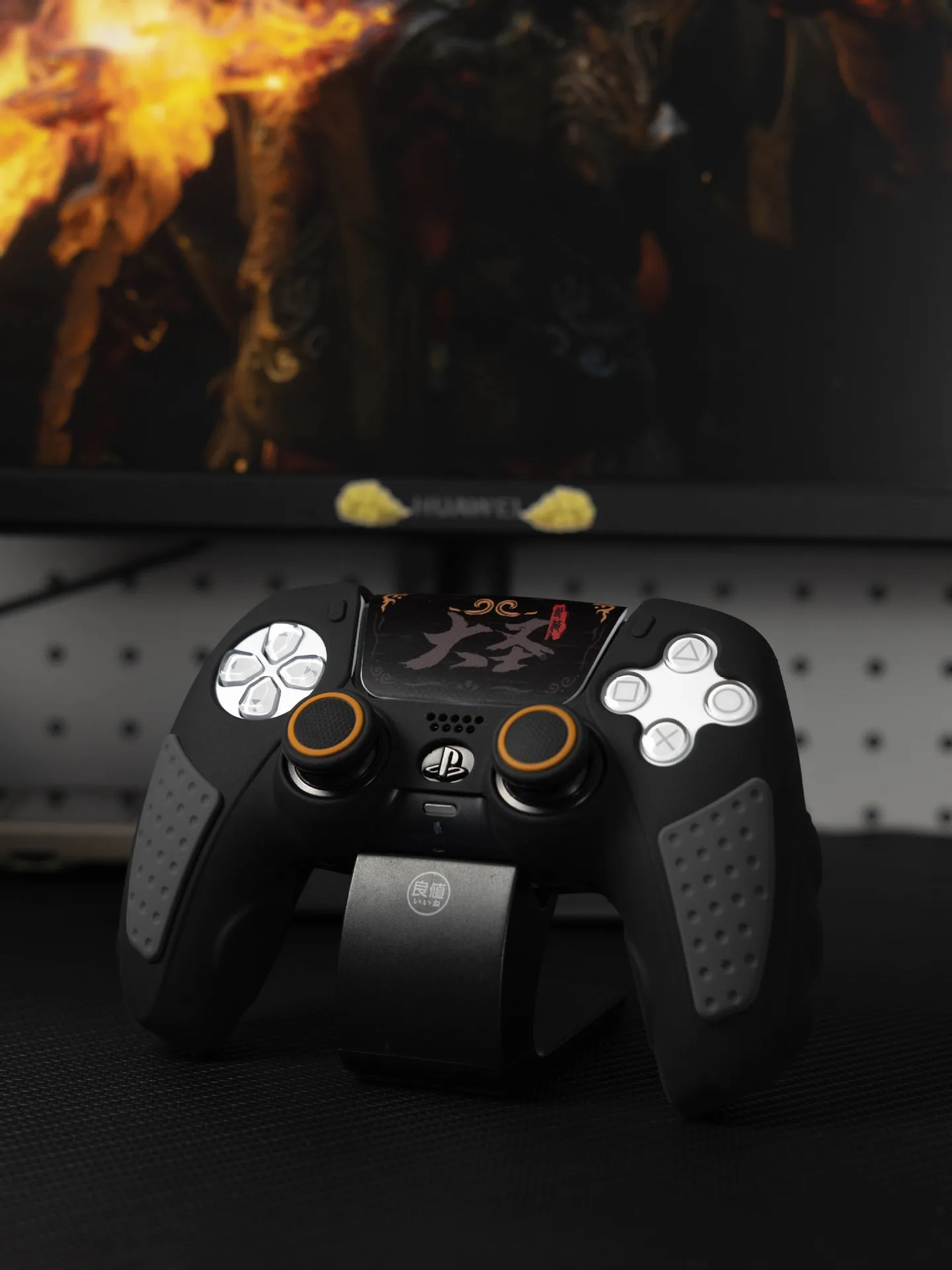 IINE L1034 WUkong Soft Silicon Protective Case Cover For PS5 Controller Skin Cases For Playstation 5 Gamepad Games Accessories